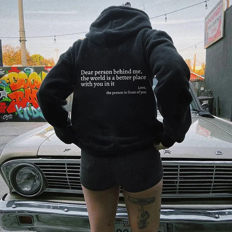 Heartfelt Message Hoodie