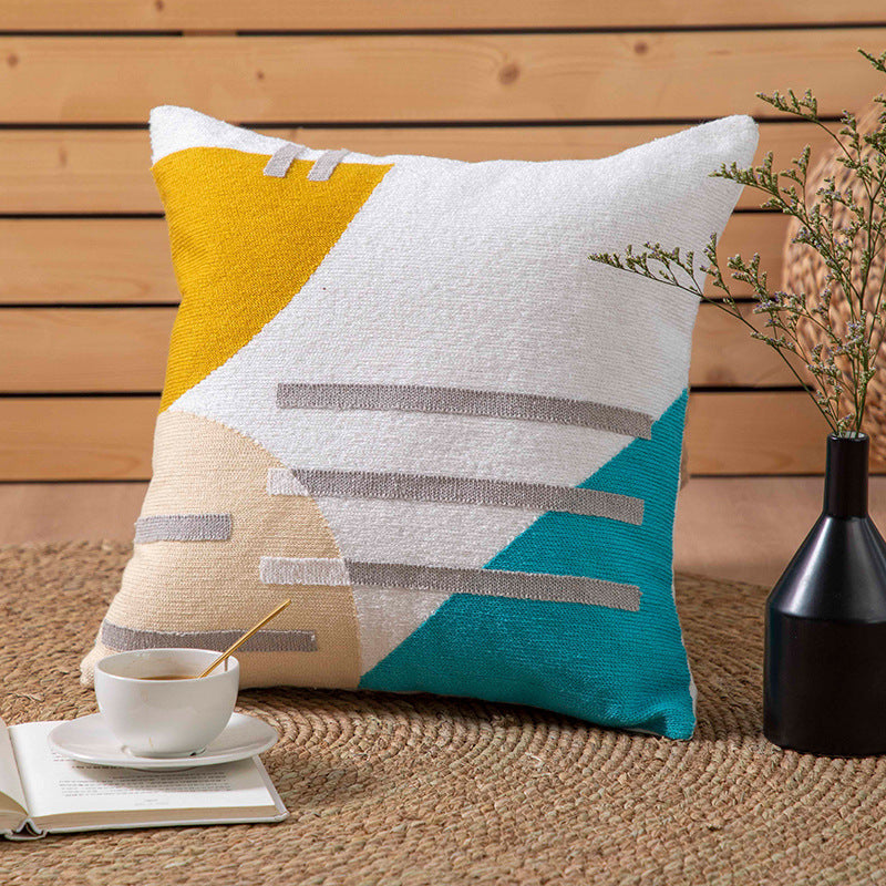 Nordic Embroidered Pillow Cover